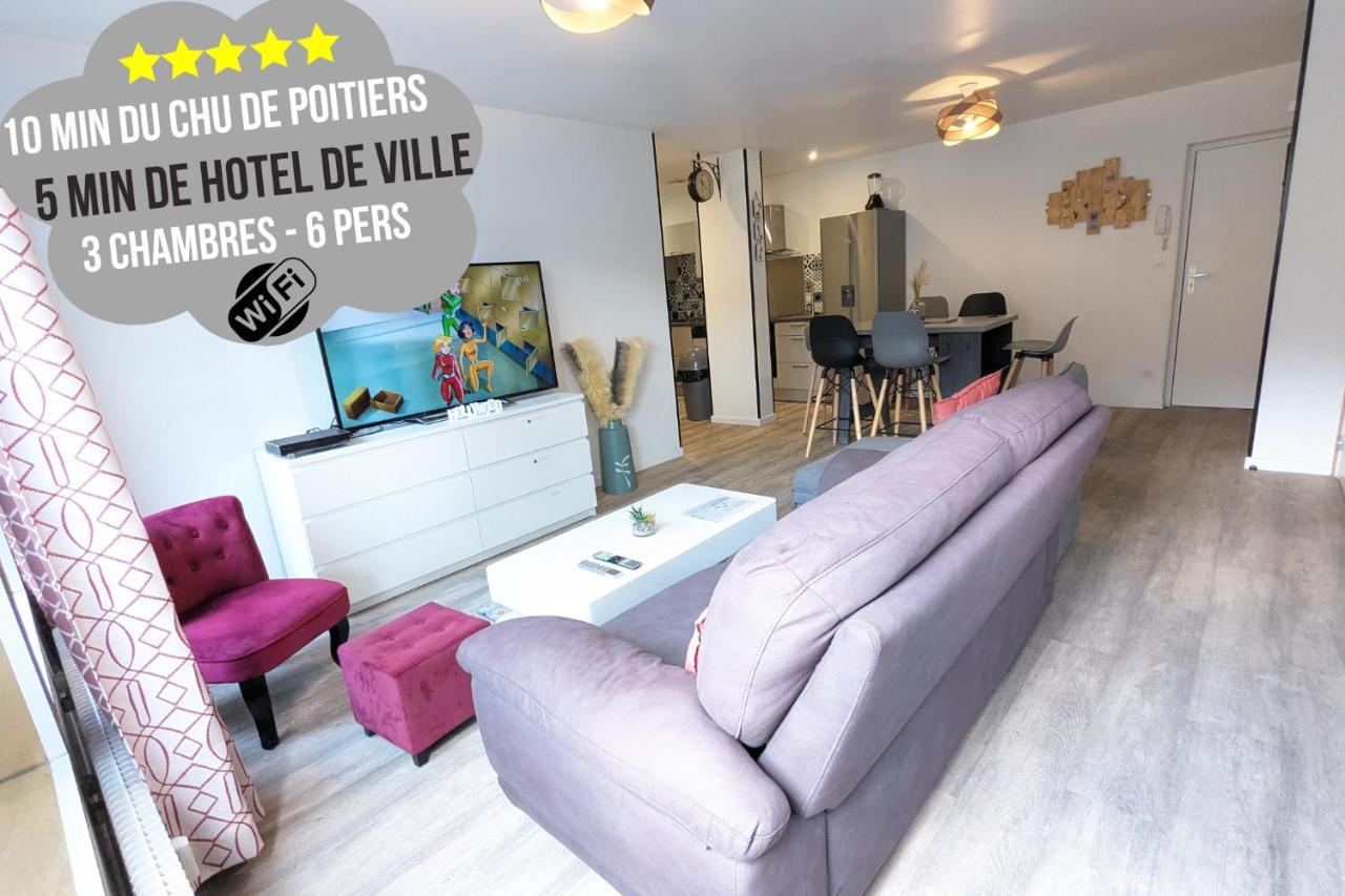 Beau-Jean, Un Cocon Sympa 5 Min A Pied Du Centre-Ville, Parking Prive, A 10 Min Du Chu 普瓦捷 外观 照片